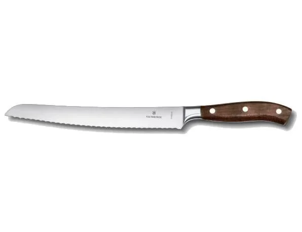 Cuchillo para Pan Forjado con Mango de Madera en Caja de Regalo ideal para uso doméstico y profesional