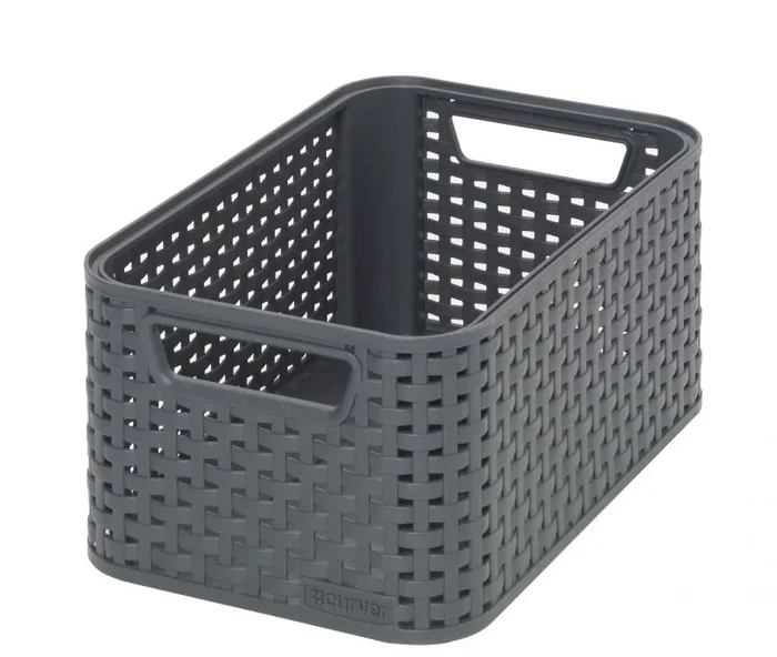Curver Style S Cesta de almacenaje Ratán Gris