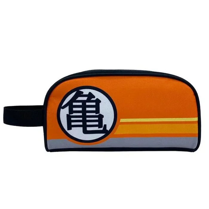 CyP Brands-Dragon Ball- Neceser, Bolsa de aseo, Baño, Viaje, Lonchera, Bolsa merienda, Naranja, Producto Oficial