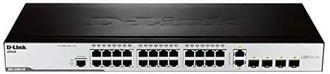 D-link des-3200-28 metro ethernet xstack 24-port 10/100mbps layer 2 managed switch + 2 x 100/1000 sfp + 2 x combo 10/100/1000bas