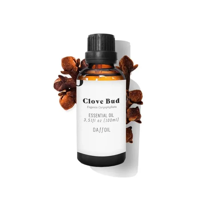 Daffoil Aceite esencial clavo 100ml puro BIO 100% natural ecologico aromaterapia humidificador