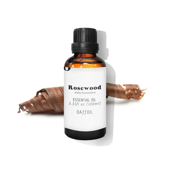 Daffoil Aceite esencial palo de rosa 50ml puro BIO 100% natural ecológico aromaterapia humidificador