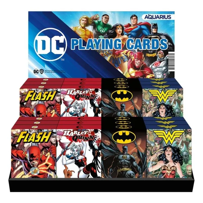 Dc comics baraja visualizar harley quinn, wonder woman, batman, the flash (24)