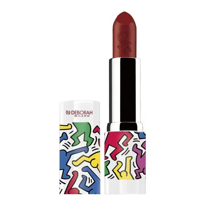 Deborah Il Rossetto KH / Barra de labios cremosa, tono 04 Strong Red, 4.3 g, alta pigmentación y duración para un look vibrante y elegante