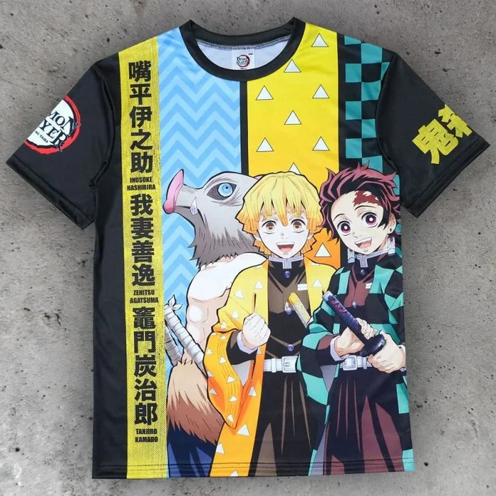 Demon slayer: kimetsu no yaiba camiseta demon slayer corps talla l