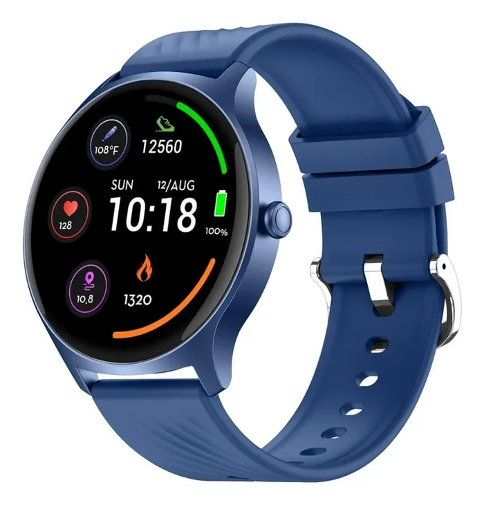 Denver SWC-387BU 3,63 cm (1.43″) AMOLED Digital 466 x 466 Pixeles Pantalla táctil Azul