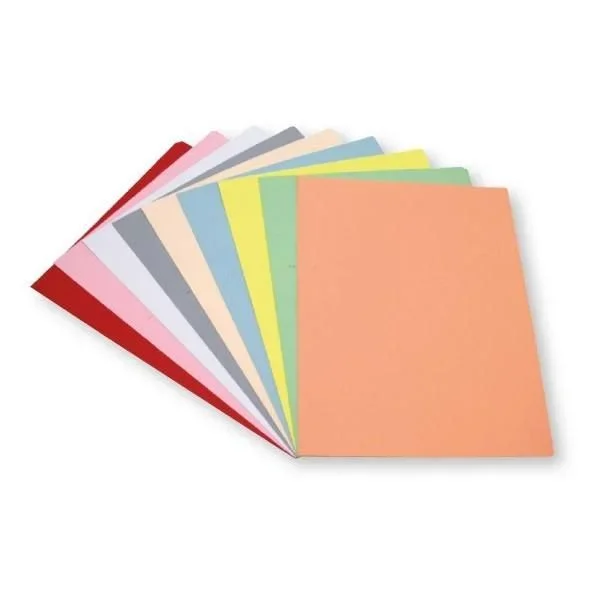 Dequa paq.50 subcarpetas 180g folio sepia pastel