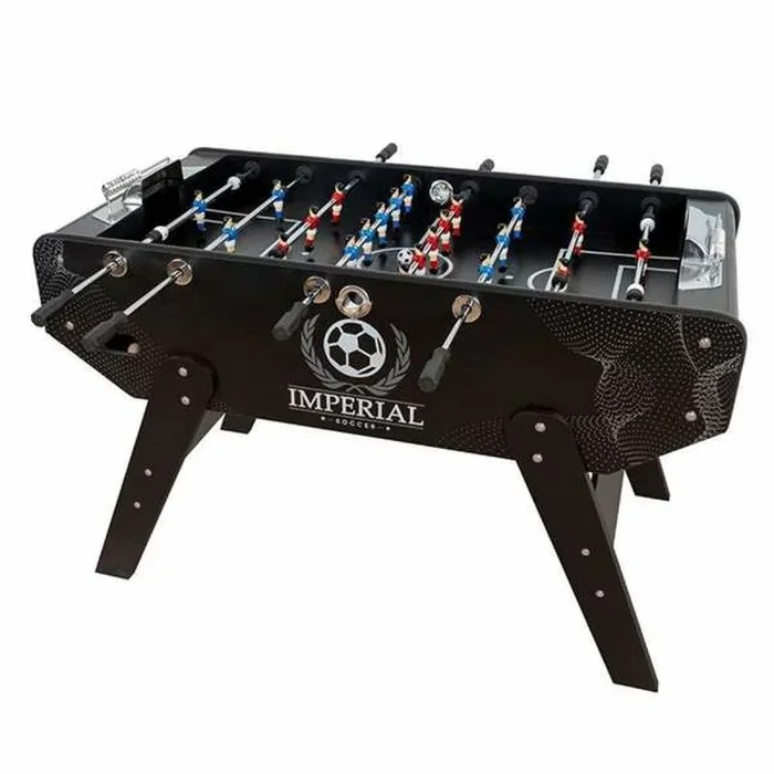 DEVESSPORT Futbolín Profesional Imperial | Gran Tamaño, Acabado en Aluminio y Retorno de Bolas | Bolas Incluidas
