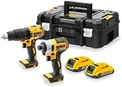 DeWALT DCK2060D2T-QW destornillador eléctrico y llave de impacto Amarillo