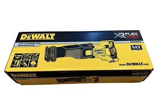 DeWalt DCS389N – Sierra alternante inalámbrica FlexVolt de 54 V con caja de almacenamiento de herramientas profunda DWST1-71195