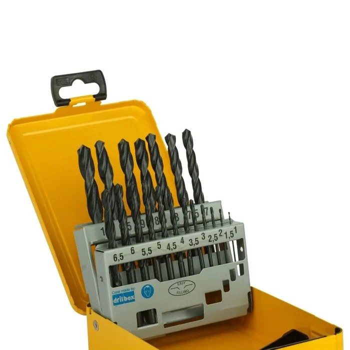 Dewalt DT5913-QZZSeries 338 HSS-R – Juego de brocas de madera (DIN Jobber, 19 unidades)