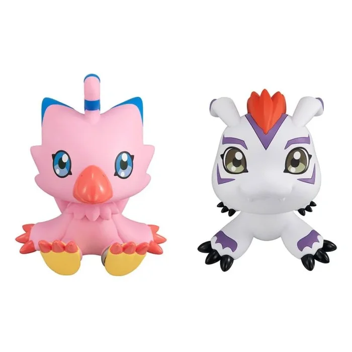 Digimon adventure estatuas pvc look up piyomon & gomamon 11 cm (with gift)