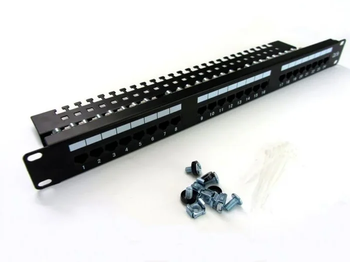 Digitus – Patch Panel 19″ 24-Port utp Kat. 5e