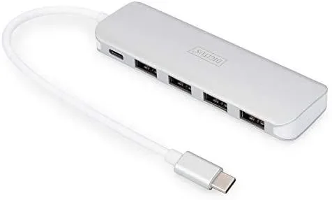 Digitus Concentrador USB Type-C™ de 4 puertos (USB 3.0)+ PD