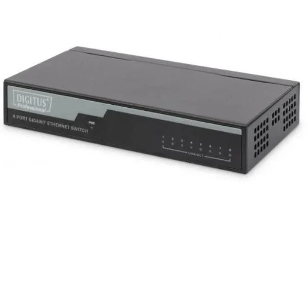 Digitus Conmutador de escritorio Gigabit de 8 puertos