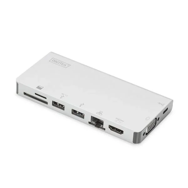 Digitus Estación de conexión multipuerto USB Type C™, 8 puertos