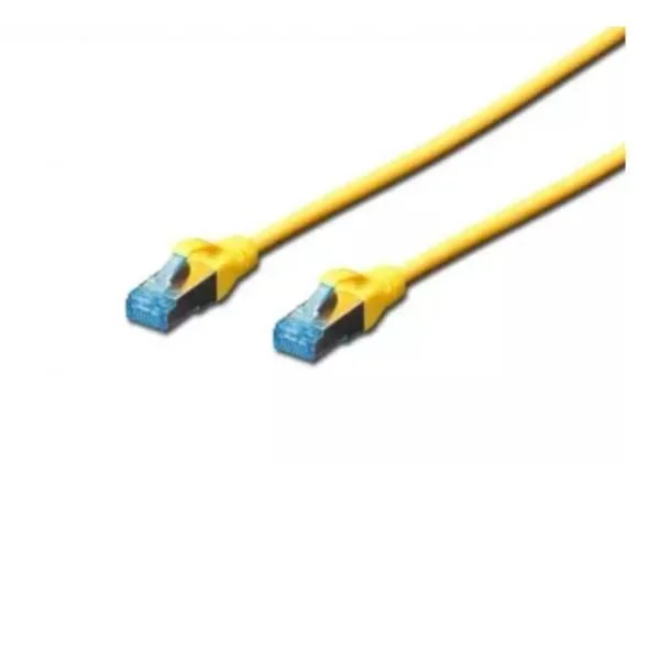 Digitus – Juego de 3 cable patch RJ45 Premium AWG 26/7 CAT 5E SF/UTP blindado 2 m amarillo