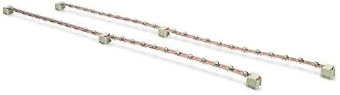 DIGITUS Potential equalization bar set, 2 pcs., 820 mm 2x 24 connection points, incl. earthing leads