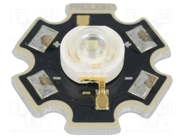 Diodo Led Potencia 1W Luz VERDE 350mA 130Âº 3,4V
