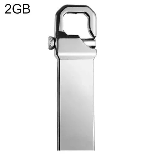 Disco Flash USB 2.0 Estilo Llaveros Metálicos 2Gb