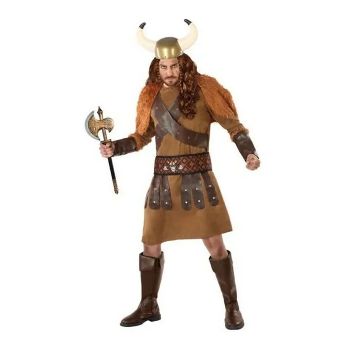 Disfraz para Adultos 113985 Marrón (3 pcs) Vikingo XS/S