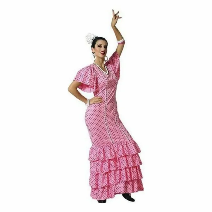 Disfraz para Adultos Rosa Sevillana M/L