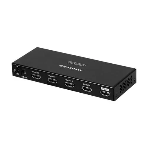 Divisor de Pantalla HDMI 1 a 4 Measy Sph104 4K 1080P Simultáneo (Enchufe de la UE)