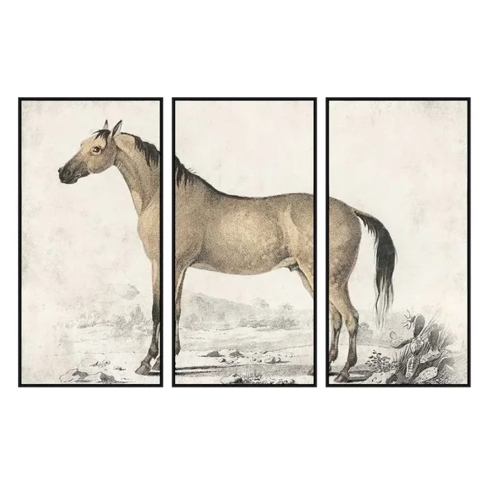 DKD Home Decor Cuadro Caballo (180 x 4 x 120 cm) – Marca EAN: 8424002013752