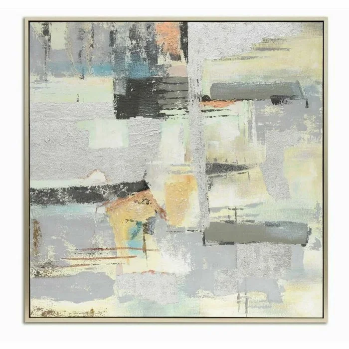 DKD Home Decor Lienzo Abstracto Moderno (131 x 3,8 x 131 cm) – Marca EAN: 8424002015473