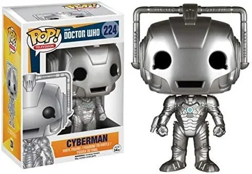 DOCTOR WHO Funko Pop! – Cyberman 224 Figura de colección Standard, Vinilo,