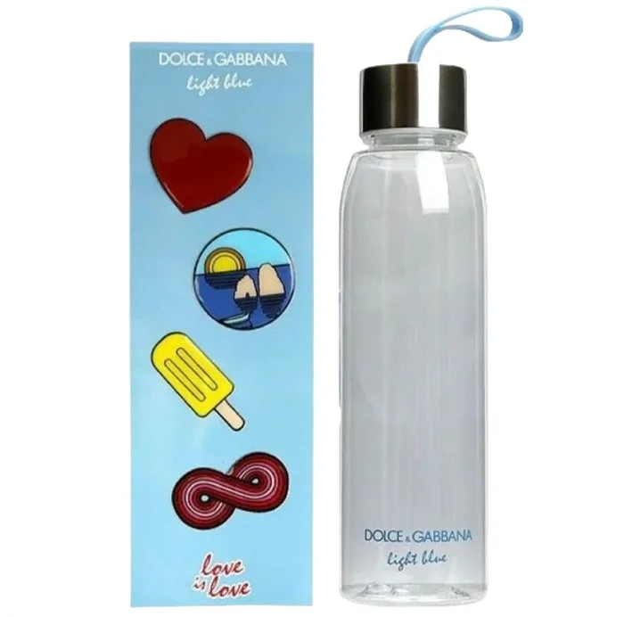 Dolce & gabbana, light blue love is love, gwp water bottle, *tester