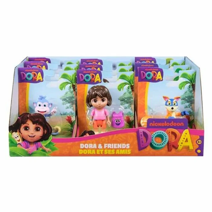 Dora, Figura de juguete de Benny de 7,6 cm con cabeza y brazos articulados para juegos de imitación, juguetes para niños y niñas a partir de 3 años
