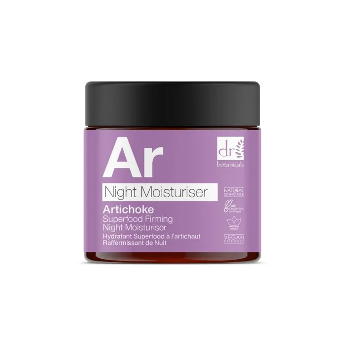 Dr Botanicals Artichoke Superfood Firming Night Moisturiser Crema de noche Cara 60 ml
