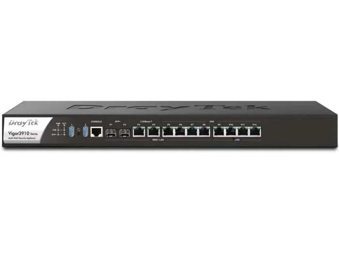 DrayTek VIGOR 3910 Gestionado L2/L3 10G Ethernet (100/1000/10000) Negro, Plata