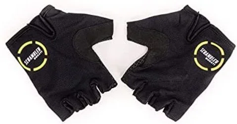 Ducati Scrambler – Guantes para Bicicleta y Patinete, Gel de absorción de Golpes, Doble Costura, Cierre de Velcro