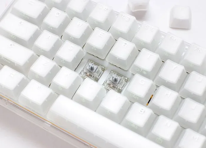 Ducky One 3 TKL teclado USB QWERTZ Alemán Blanco