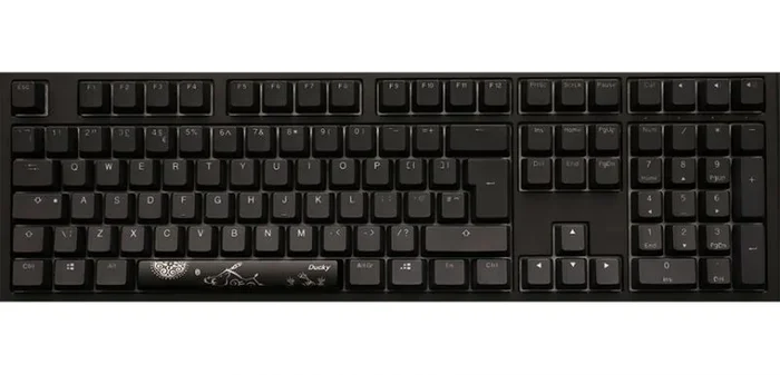 Ducky Shine 7 teclado Ratón incluido USB Alemán Negro
