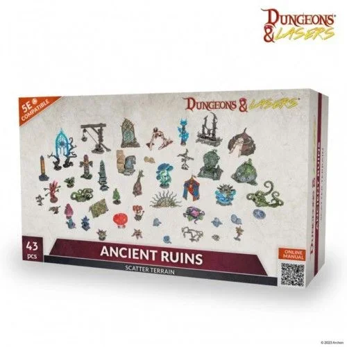 Dungeon & lasers: ancient ruins scatter terrain