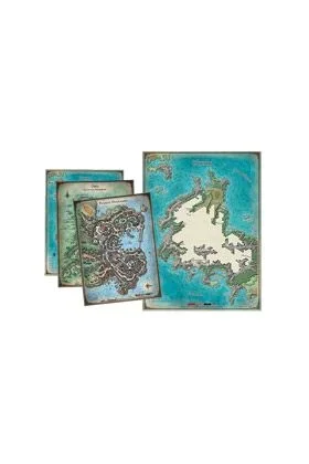 Dungeons & Dragons- Set de mapas de la Tumba de la Aniquilación, Color (EEWCDD05B)
