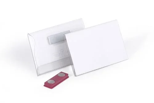 Durable 811719 insignia/pase Placa identificativa PVC 25 pieza(s)