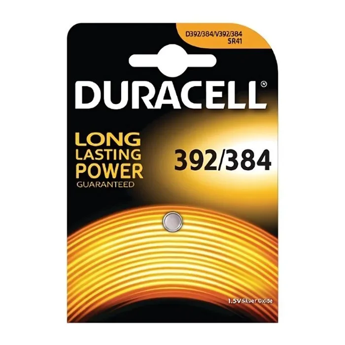 Duracell – Pila Especial para Reloj- 392/384 Blister Pequeño x 1