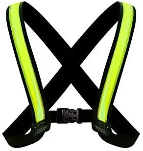 Easypix Street Glow L/XL StreetGlow LED-Weste Size, Neon Gelb/Grün, Unisex-Adult, Verde neón