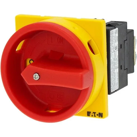 Eaton T0-2-1/EA/SVB interruptor eléctrico 3P Rojo, Amarillo