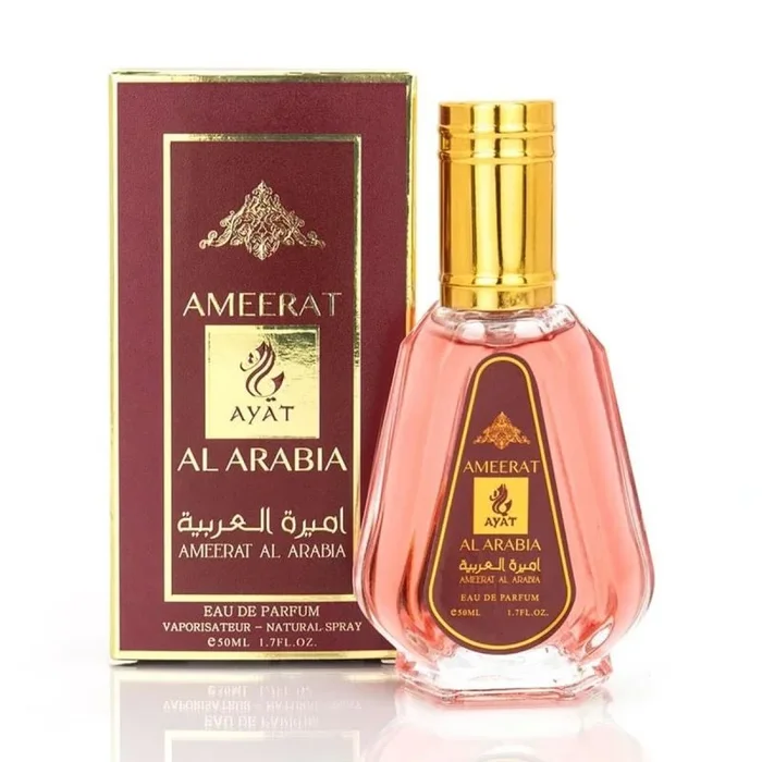 Eau de Parfum Ameerat Al Arabia – Arab en Spray 50 ml para mujer, fabricado en Dubai Senteur Oriantal