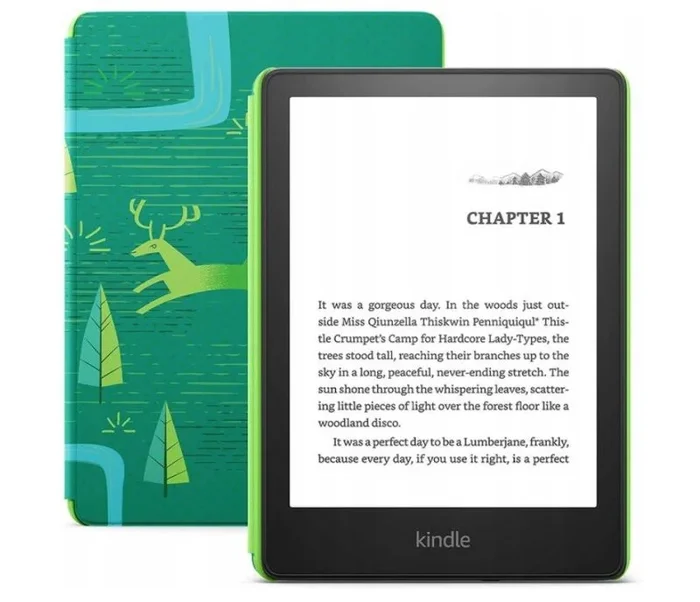 Ebook kindle paperwhite kids 6.8″ 8gb wifi emerald forest cover