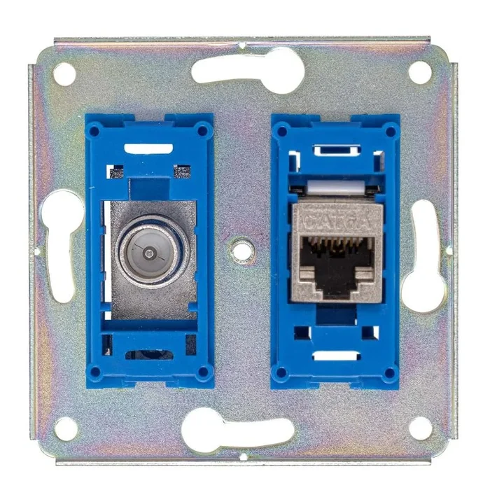 Edc2000 cd modulaire coax and data wall box