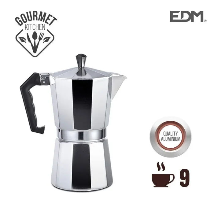 EDM CAFETERA DE ALUMINIO – 9 TAZAS