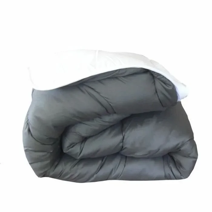 Edredón abeil blanco gris blanco/gris 350 g/m² 140 x 200 cm