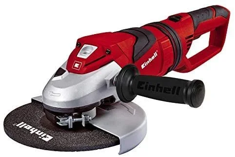 Einhell Amoladora angular con cable – TE-AG 230. 2350 W, 230 V, disco Ø 230 mm, de arranque suave, con mango giratorio, anti vibración, no incluye disco de corte