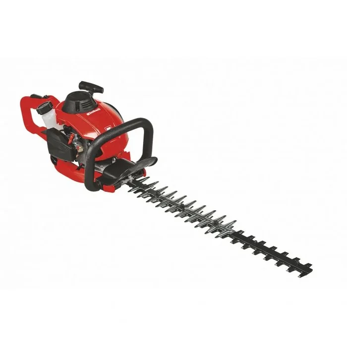 Einhell Recortasetos a gasolina motor de dos tiempos refrigerado por aire – GE-PH 2555. 0,85 KW, capacidad 0,33 litros, longitud de la espada 61 cm, espaciado entre dientes de 28 mm